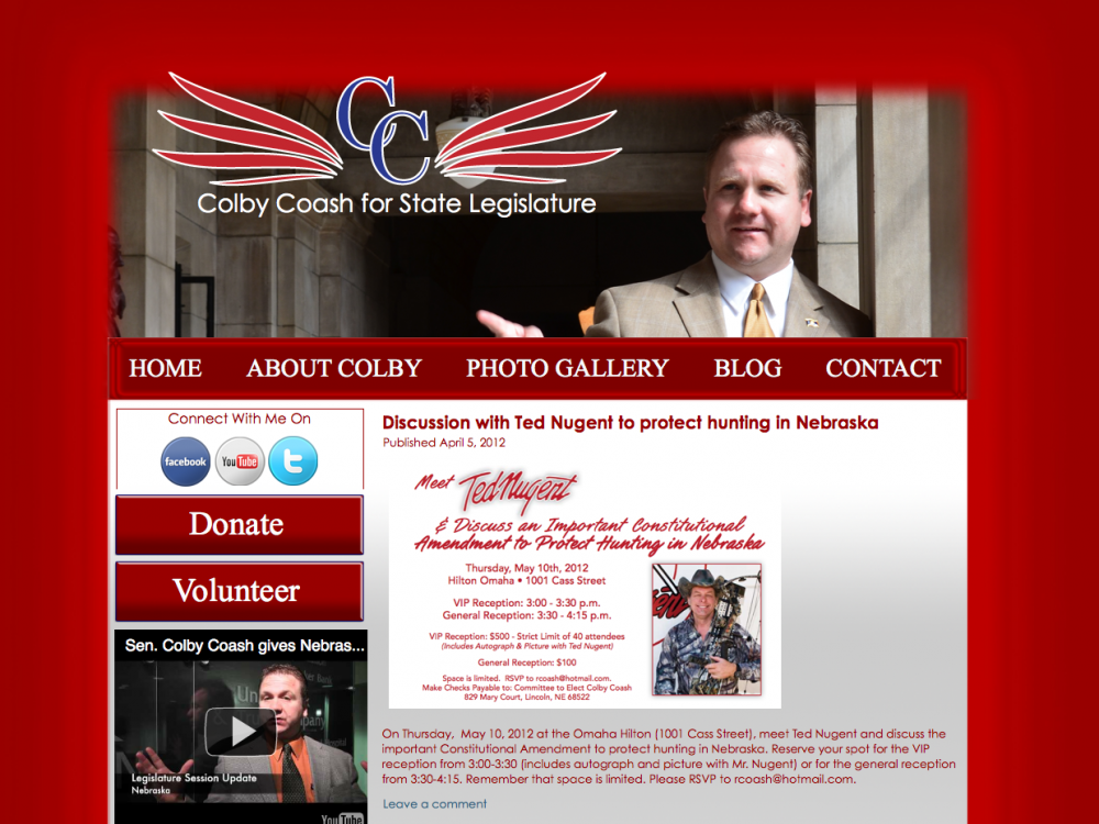 Colby Coash Website