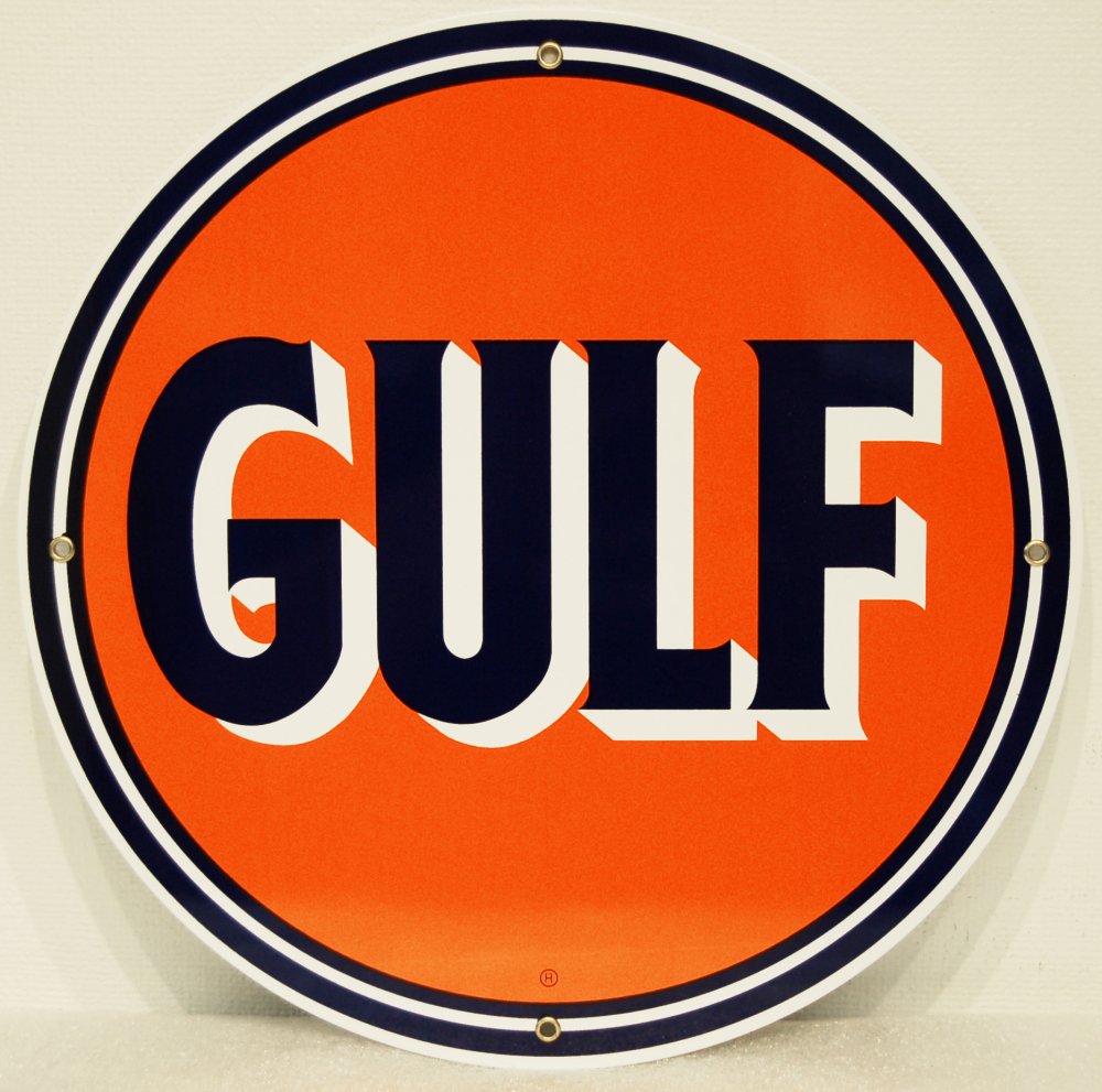 Gulf oil sign