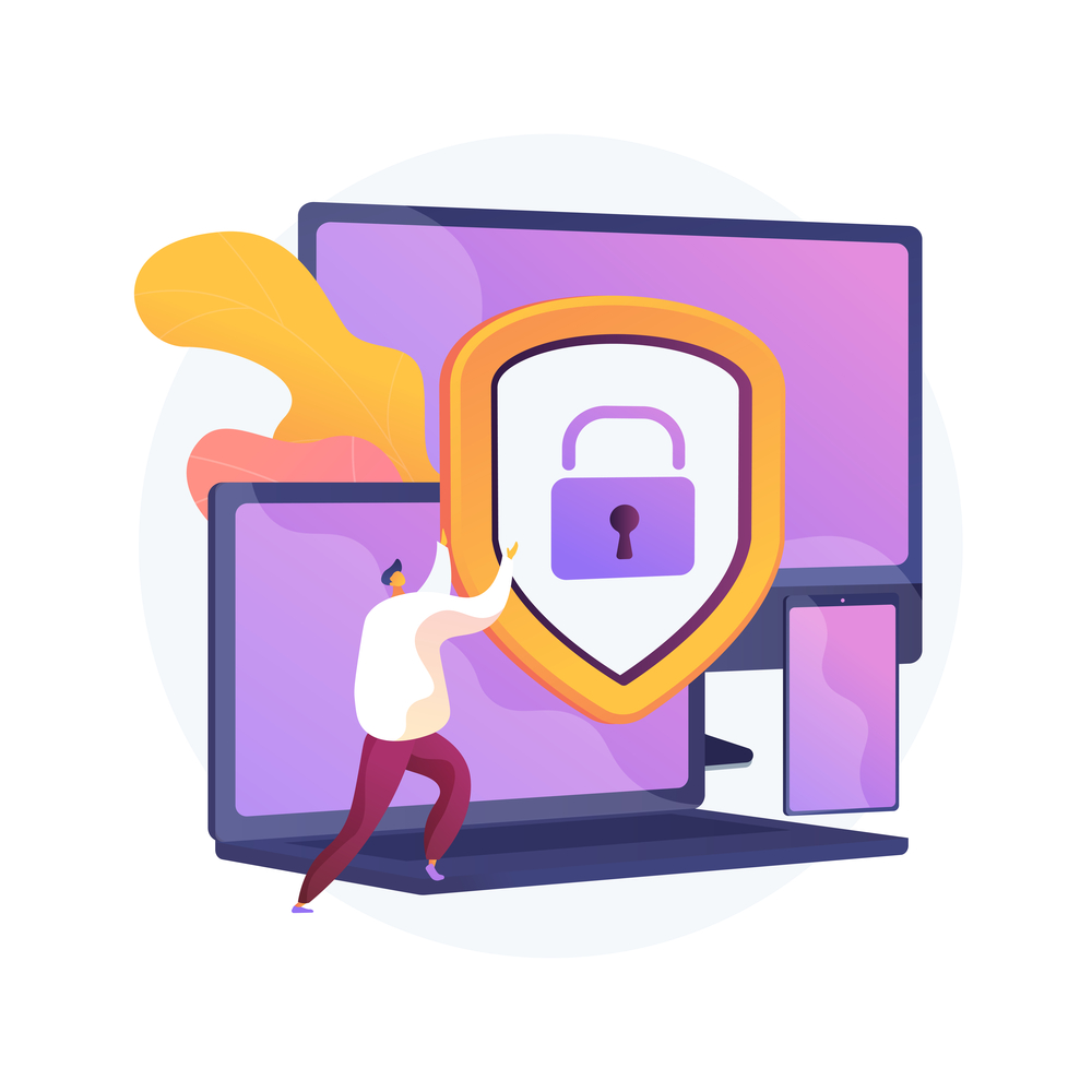 General data protection regulation vector concept metaphor Personal Data Regulations